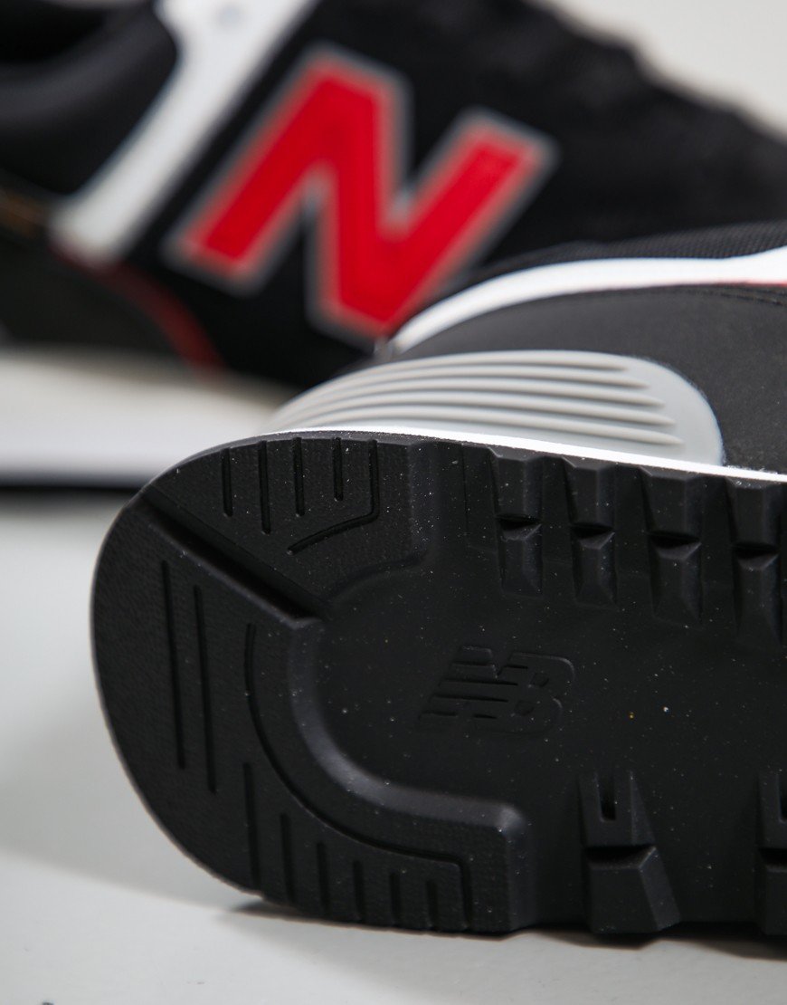 New Balance U574 V2 Trainers Black/NB White