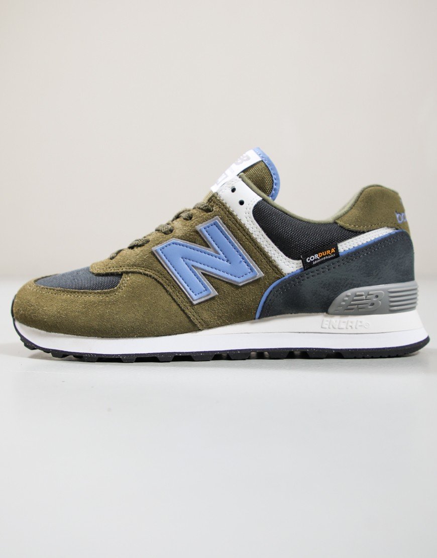 New Balance U574 V2 Trainers NB Burgundy/Fairweather Blue