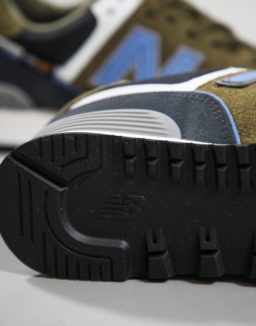 New Balance U574 V2 Trainers NB Burgundy/Fairweather Blue