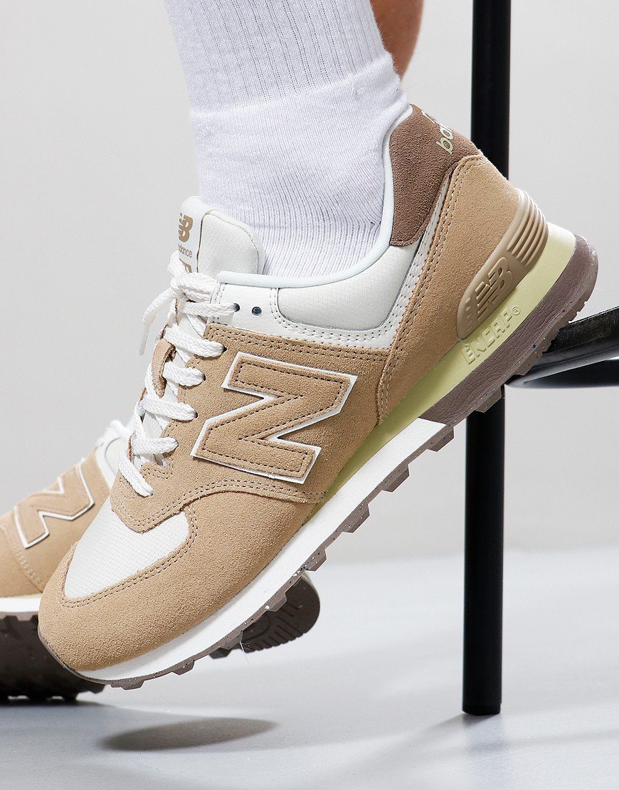 New Balance 574 Trainers Bone/White