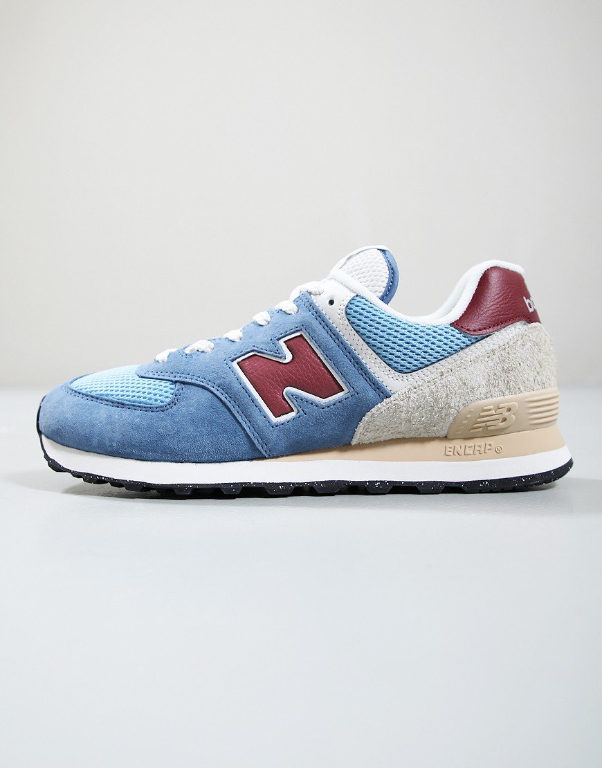 New Balance 574 Trainers Shoreline Blue/Still Water