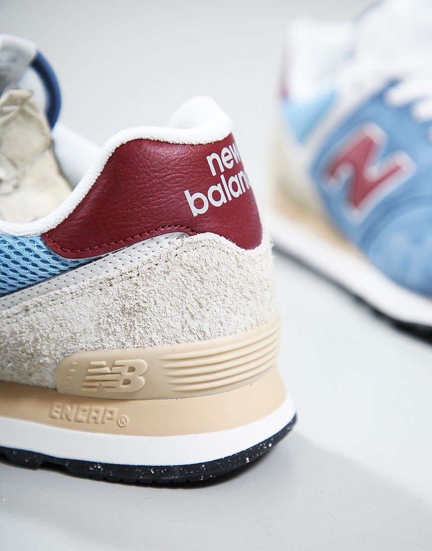 New Balance 574 Trainers Shoreline Blue/Still Water