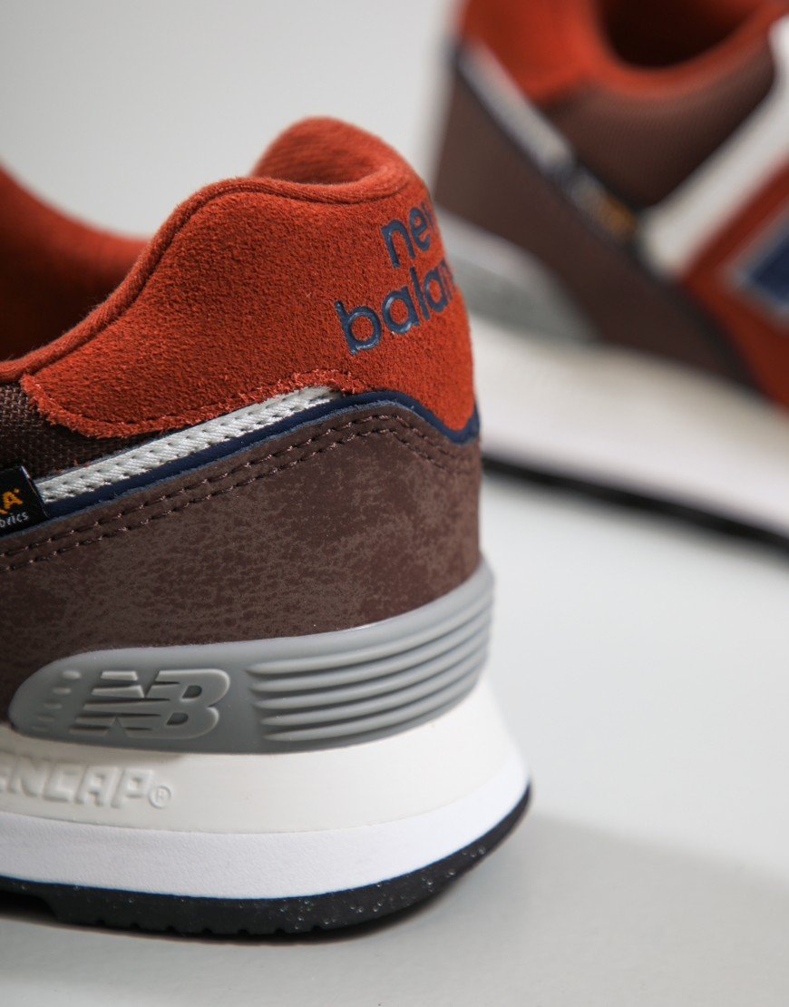 New Balance U574 V2 Trainers Aluminum Grey/NB White