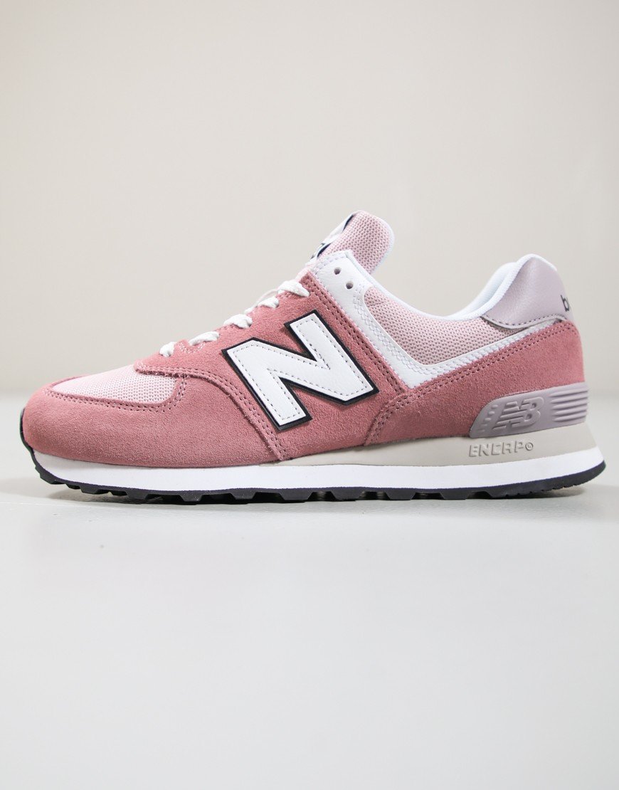New Balance U574 V2 Trainers Rosewood/Stone Pink