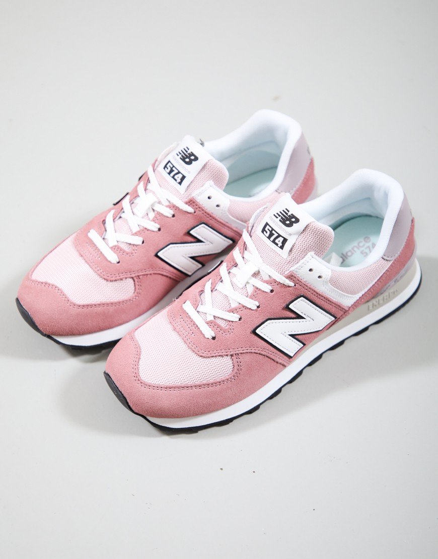 New Balance U574 V2 Trainers Rosewood/Stone Pink