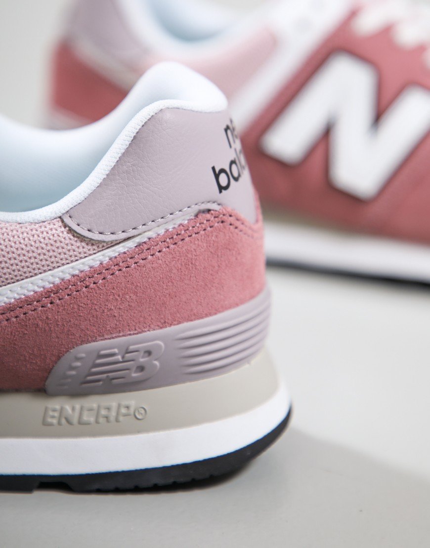 New Balance U574 V2 Trainers Rosewood/Stone Pink