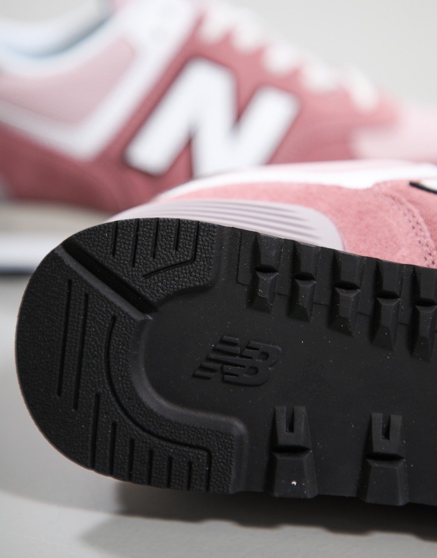 New Balance U574 V2 Trainers Rosewood/Stone Pink