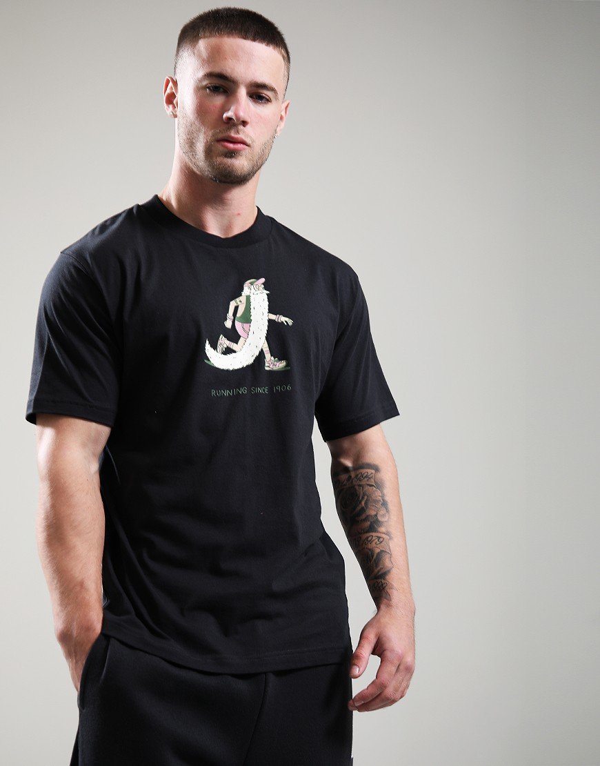 New Balance Bearded Runner T-Shirt Black New Balance Bearded Runner T-Shirt Black