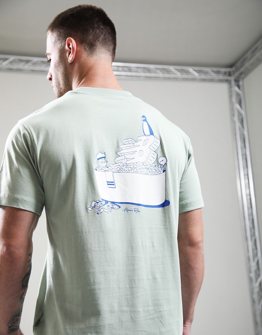New Balance Cold Tub T-Shirt Green New Balance Cold Tub T-Shirt Green