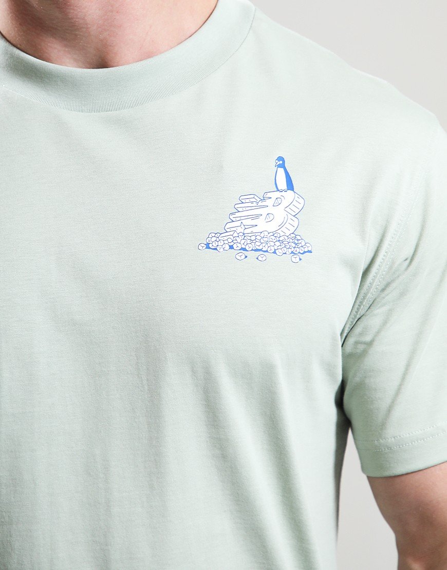 New Balance Cold Tub T-Shirt Green New Balance Cold Tub T-Shirt Green