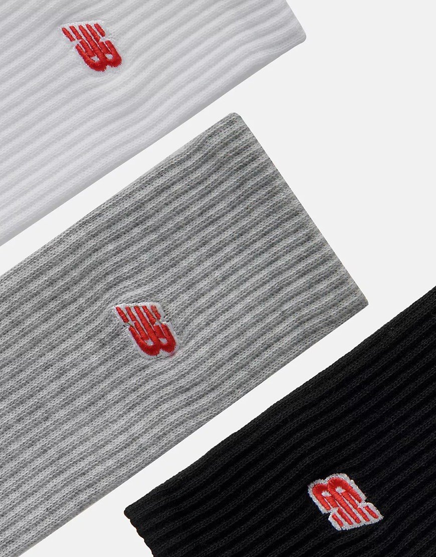 New Balance Patch Logo 3 Pack Socks Multi