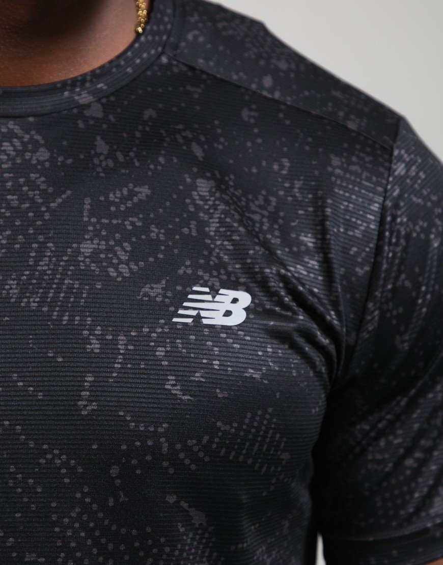 New Balance SE Printed T-Shirt Neptune Grey