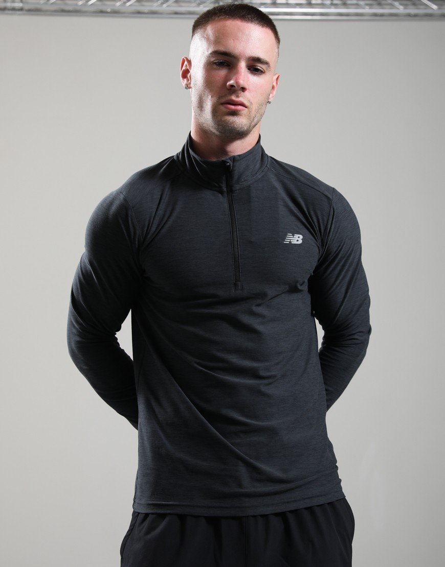 New Balance Space Dye 1/4 Zip Black