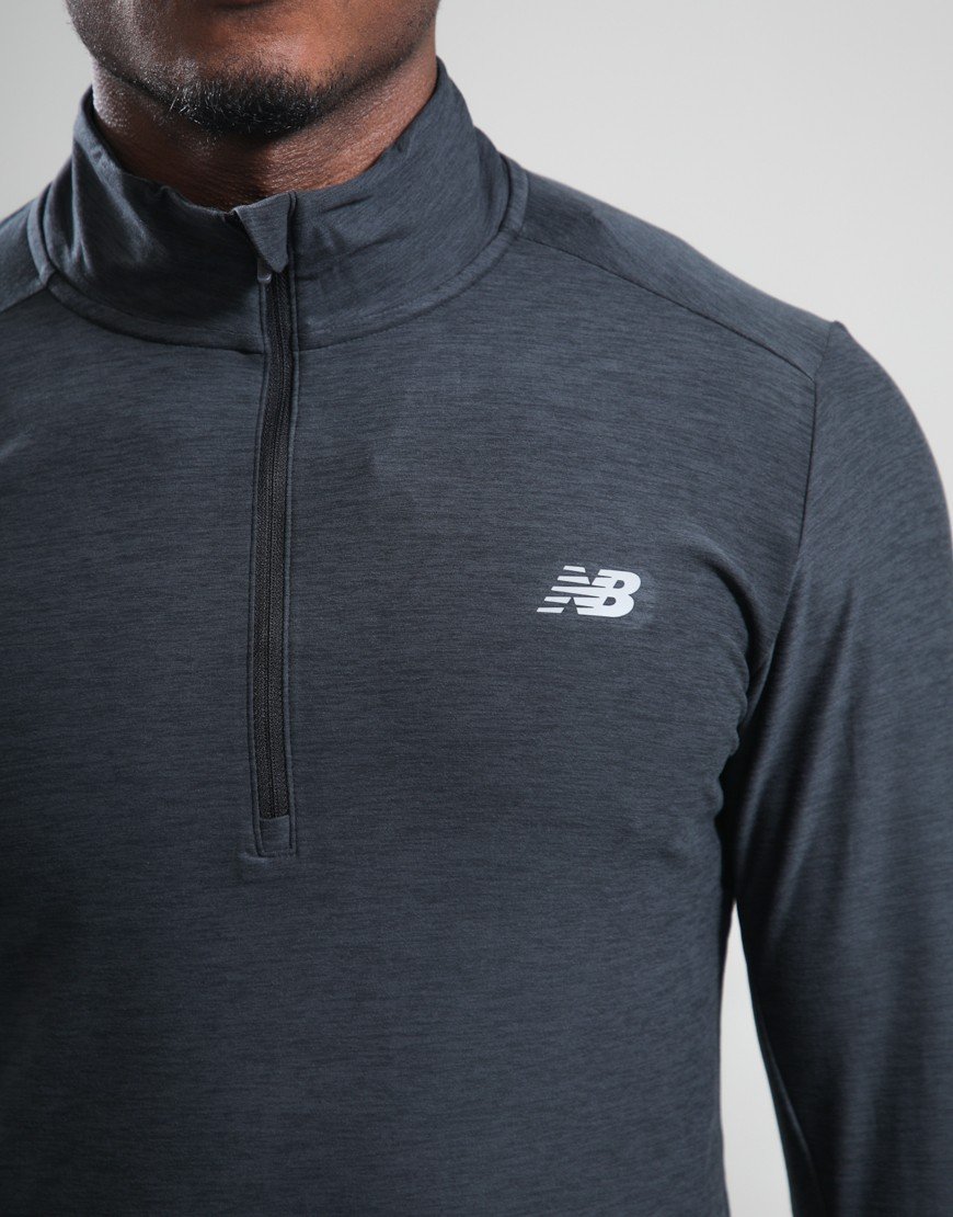 New Balance Space Dye 1/4 Zip Black
