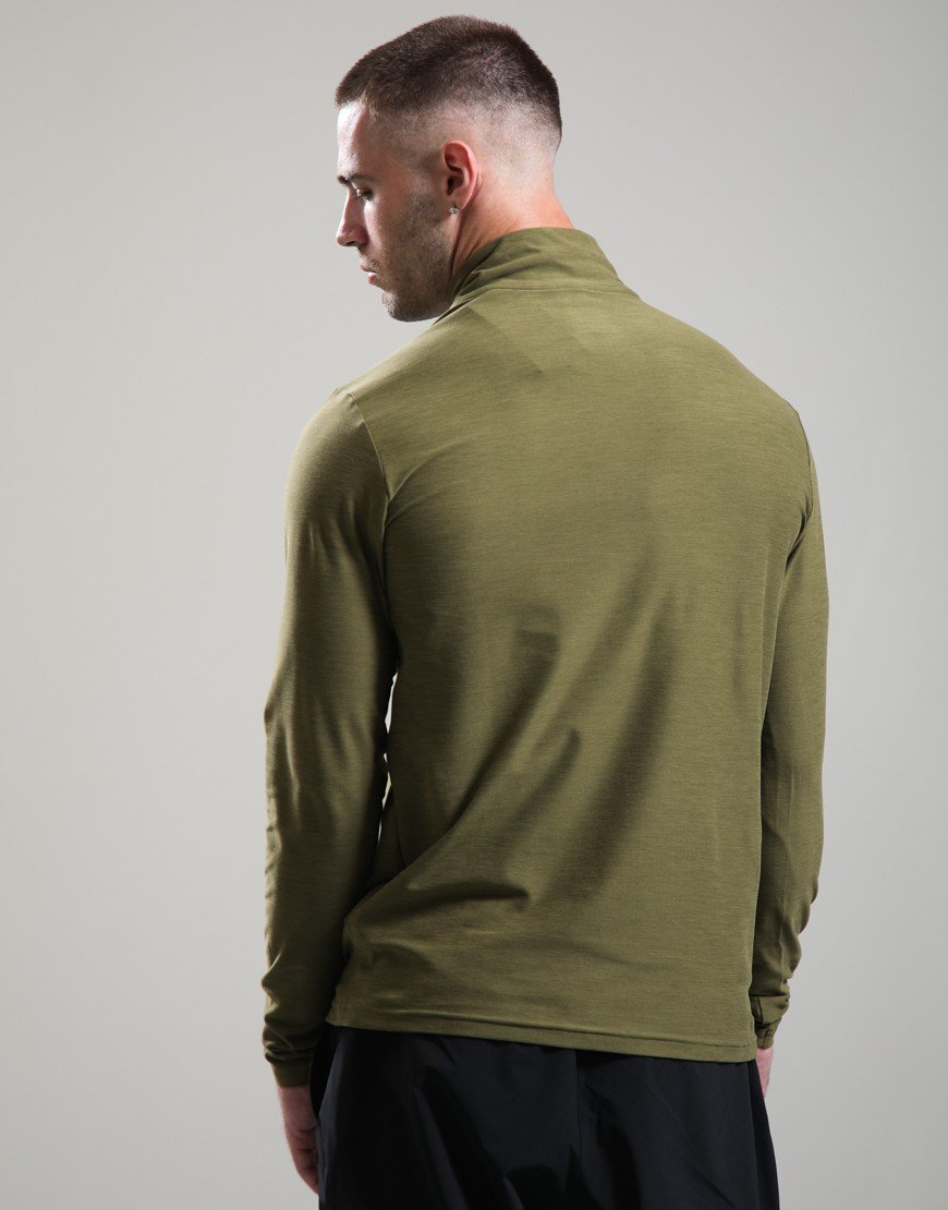 New Balance Space Dye 1/4 Zip Sport Green Heather