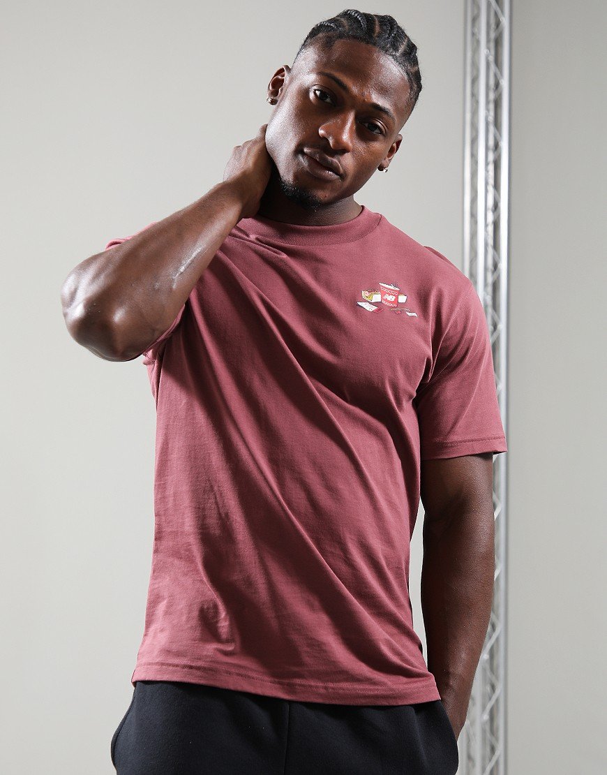 New Balance Spectator T-Shirt Washed Burgundy