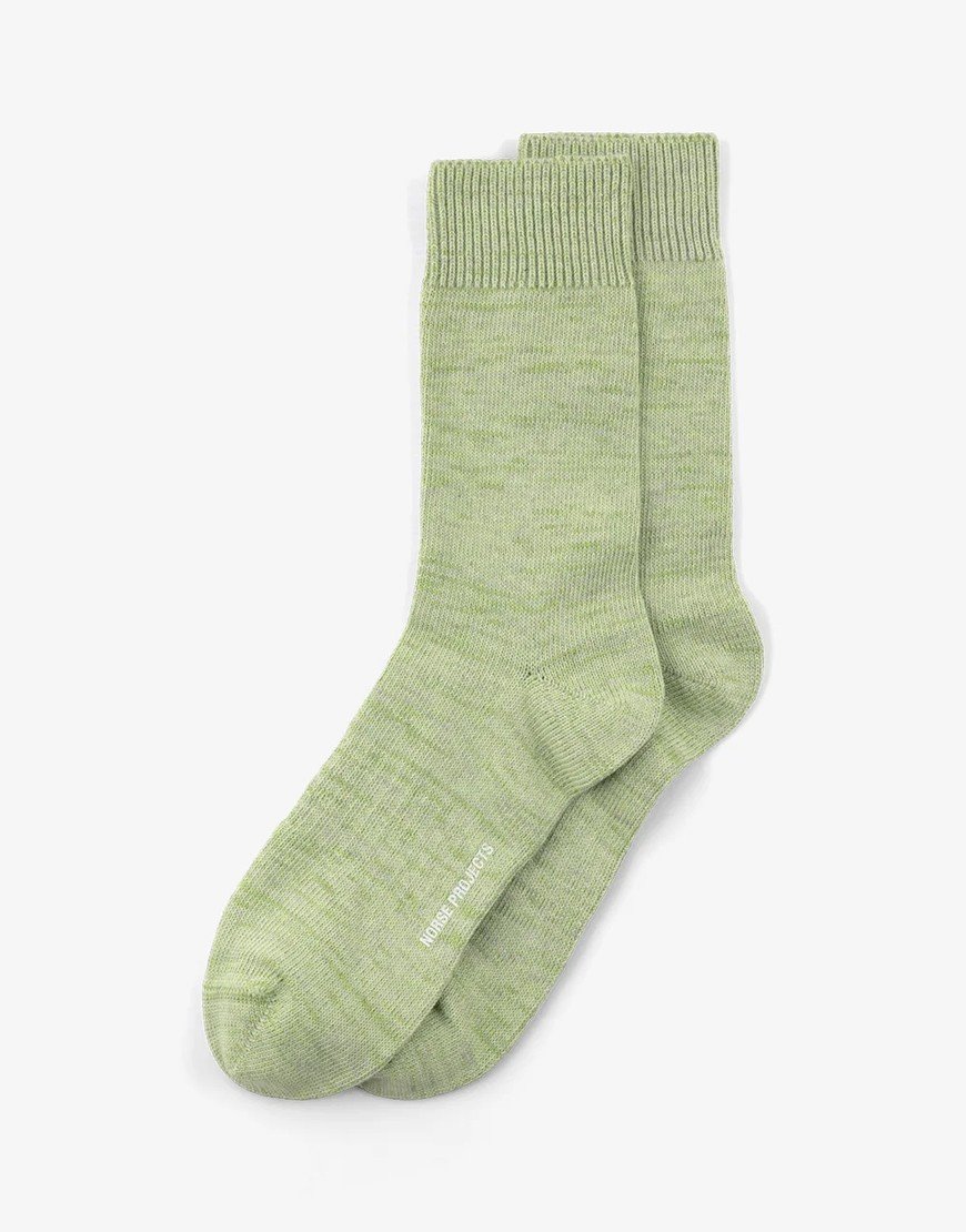 Norse Projects Bykle Heavy Cotton Twist Socks Basil