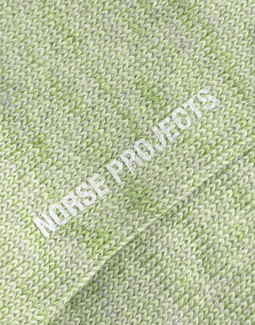 Norse Projects Bykle Heavy Cotton Twist Socks Basil