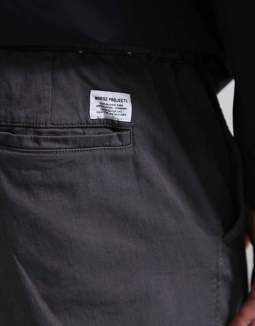 Norse Projects Ezra Fatigue Solotex Twill Trousers Graphite