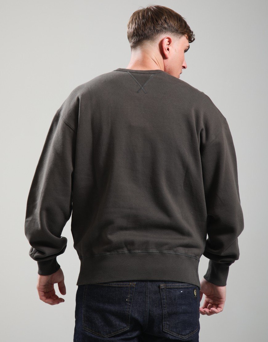 Norse Projects Gilja Fleece Sweat Beech Green