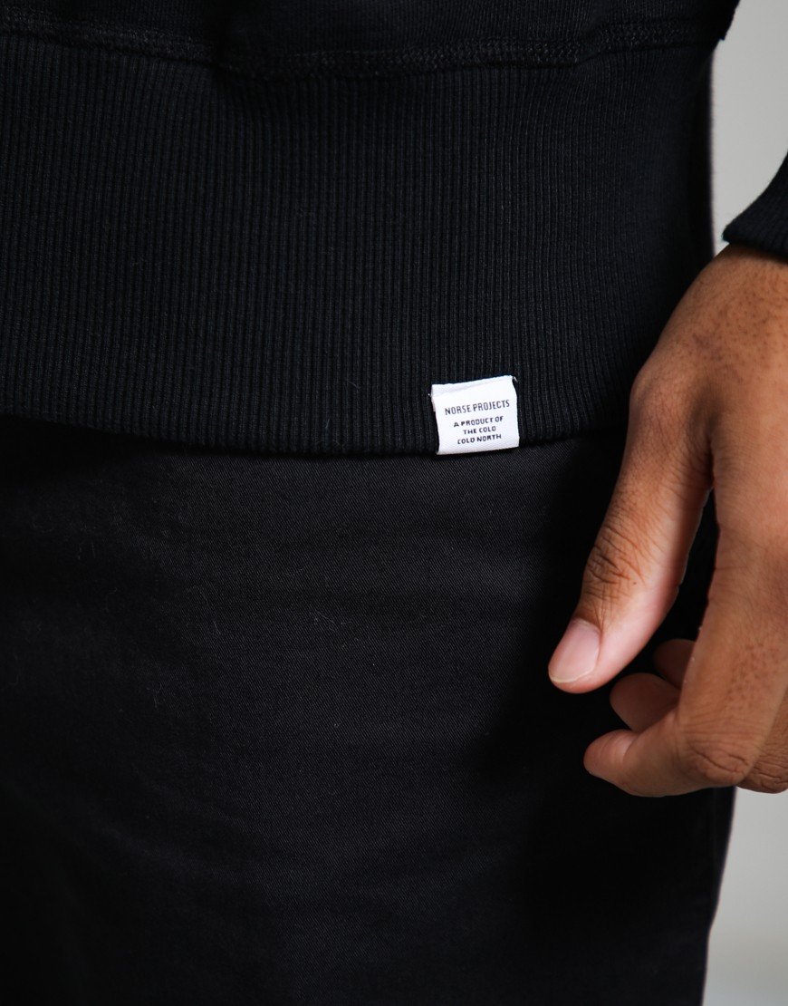 Norse Projects Gilja Fleece Sweat Black