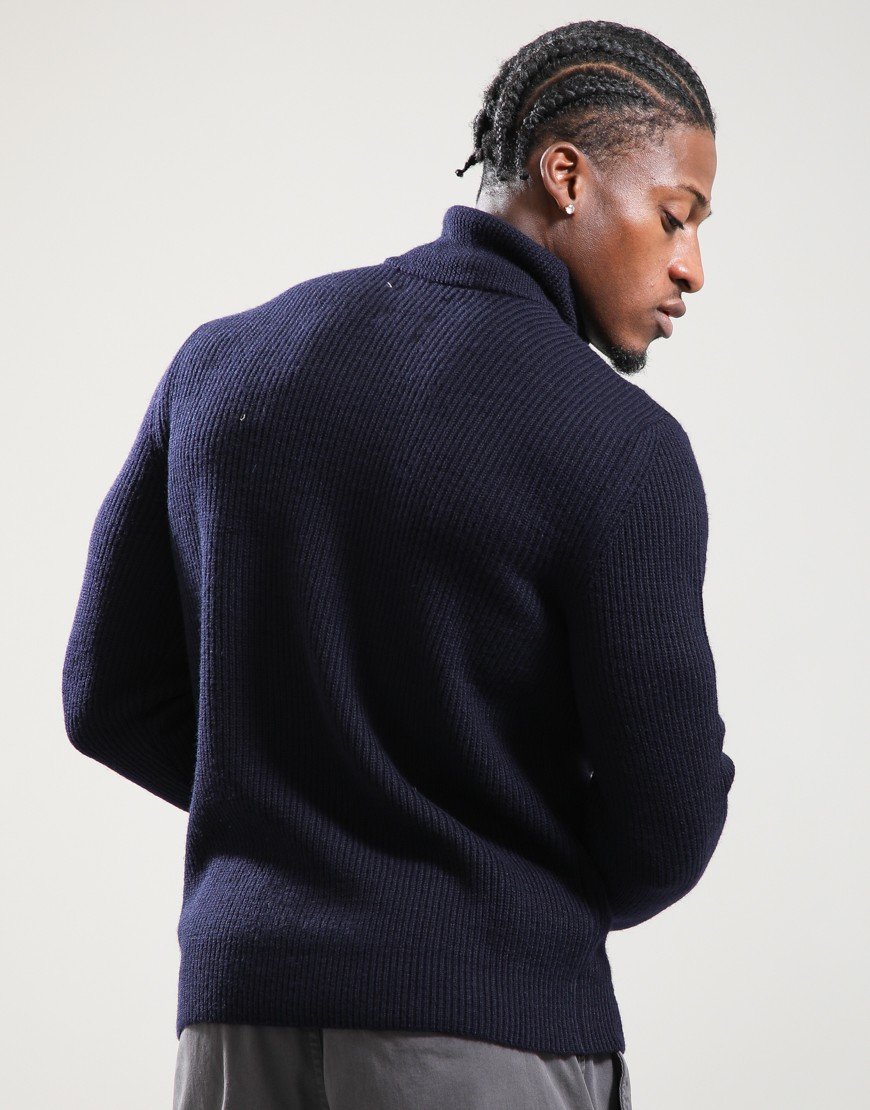Norse Projects Hagen Knitted Jacket Dark Navy Norse Projects Hagen Knitted Jacket Dark Navy