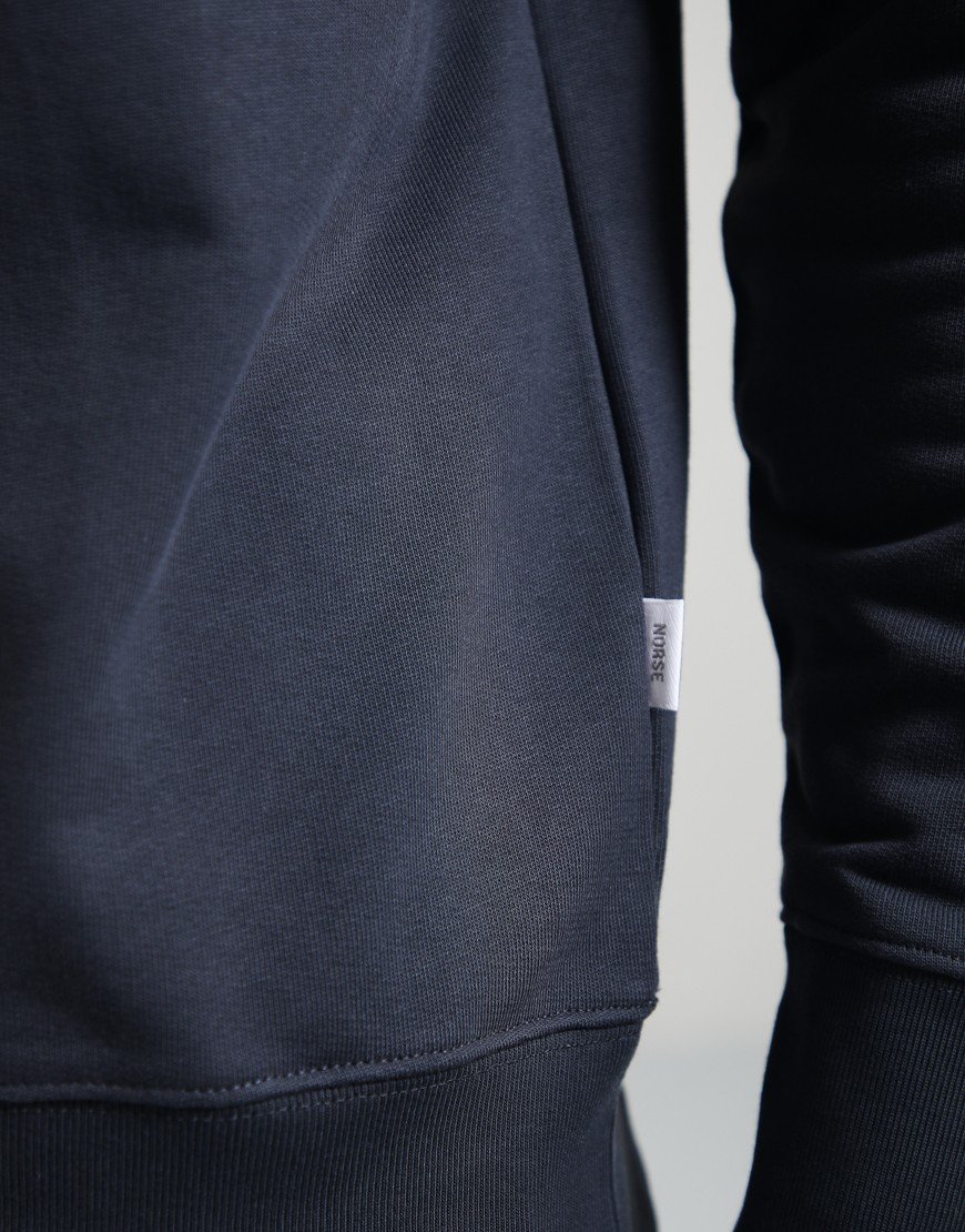 Norse Projects Half Zip Sweatshirt Graphite