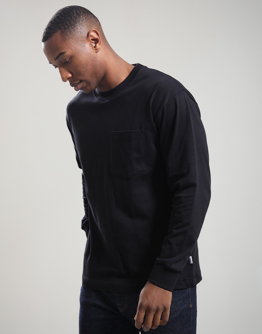 Norse Projects Heavy Loose Lone Sleeve T-Shirt Black