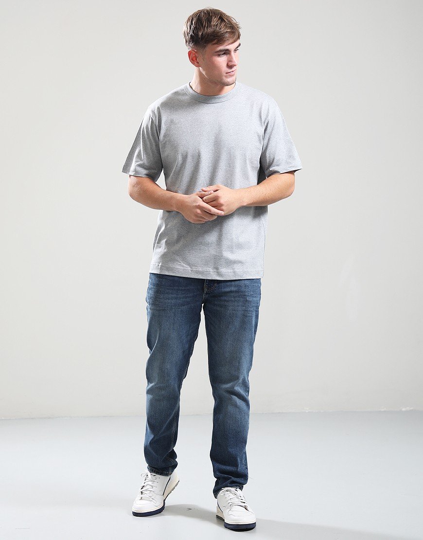 Norse Projects Holger Optic Print T-Shirt Grey Melange