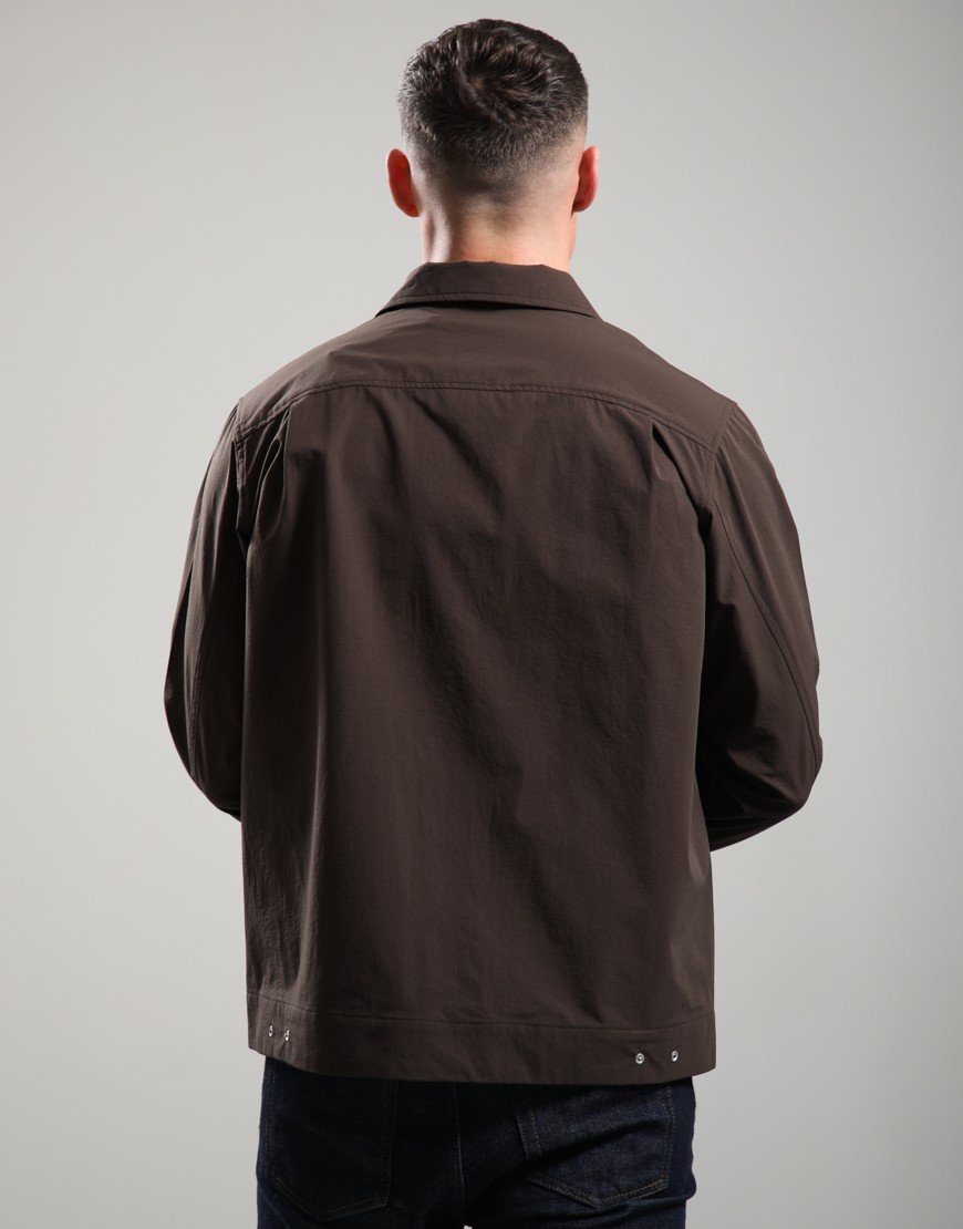 Norse Projects Mols Commuter Overshirt Delicioso Brown