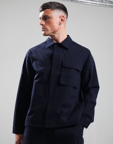 Norse Projects Mols Commuter Overshirt Dark Navy