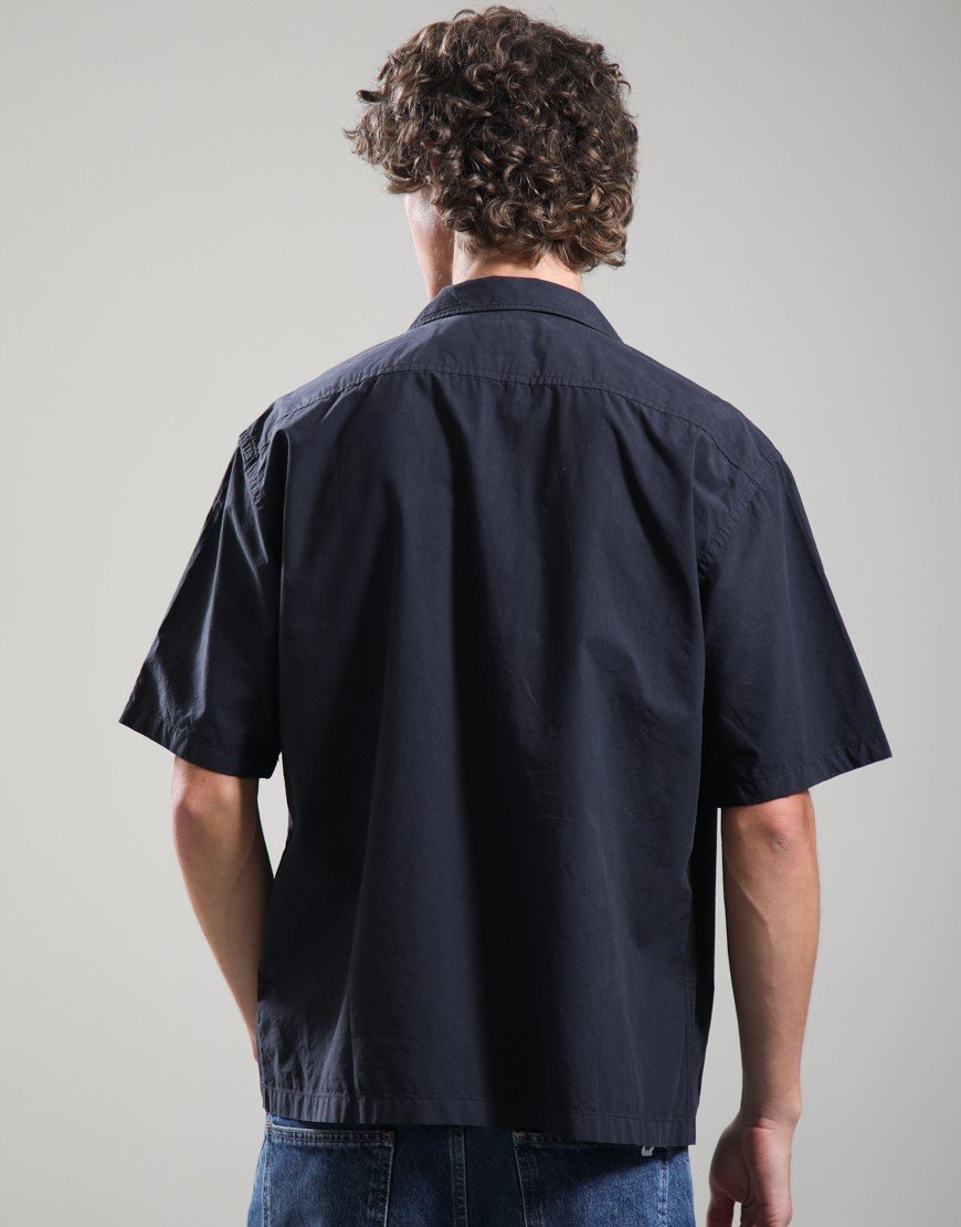 Norse Projects Mols Tencel Shirt Dark Navy