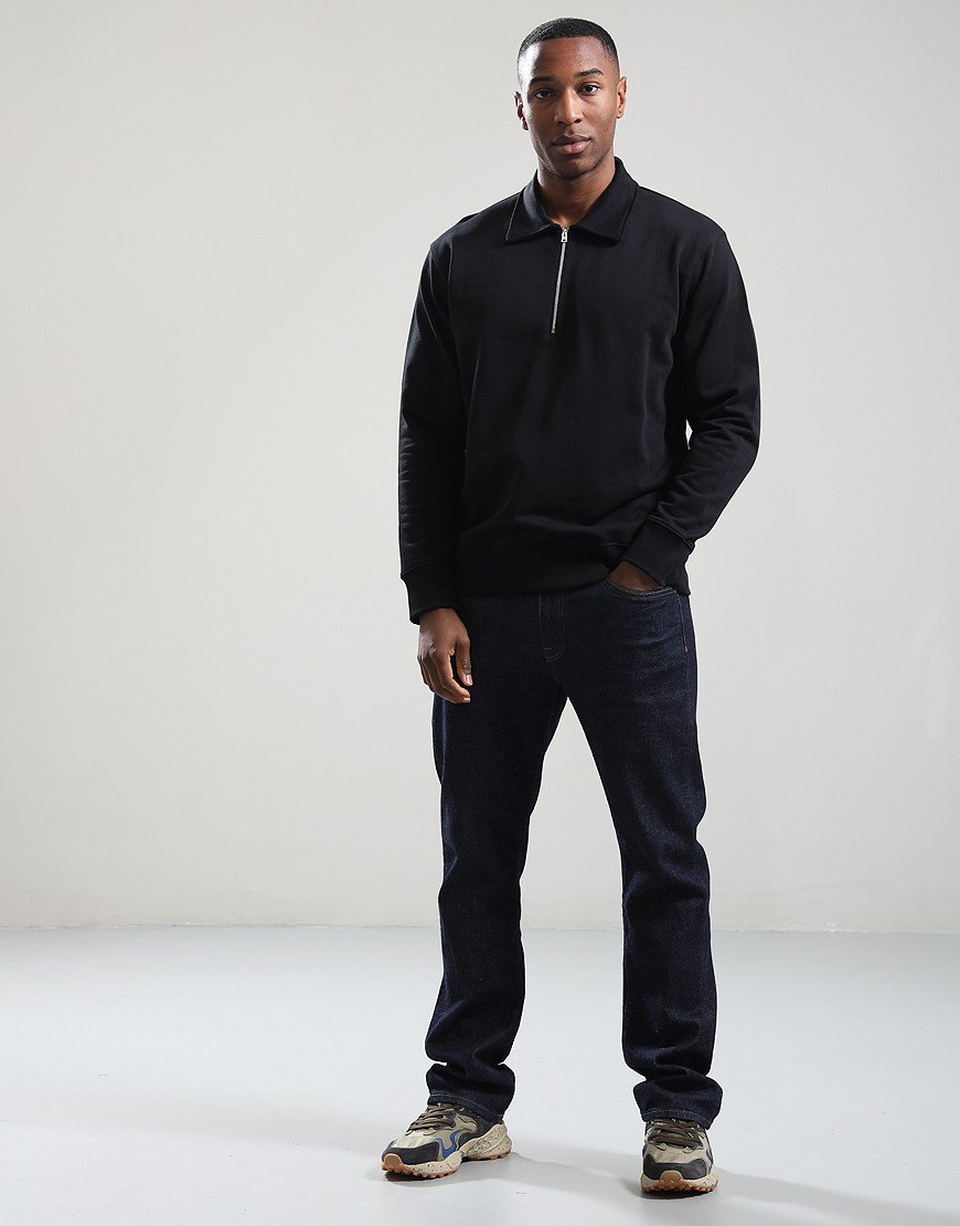 Norse Projects 1/2 Zip Sweat Black