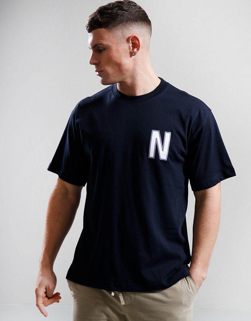 Norse Projects Simon Large N T-Shirt Navy