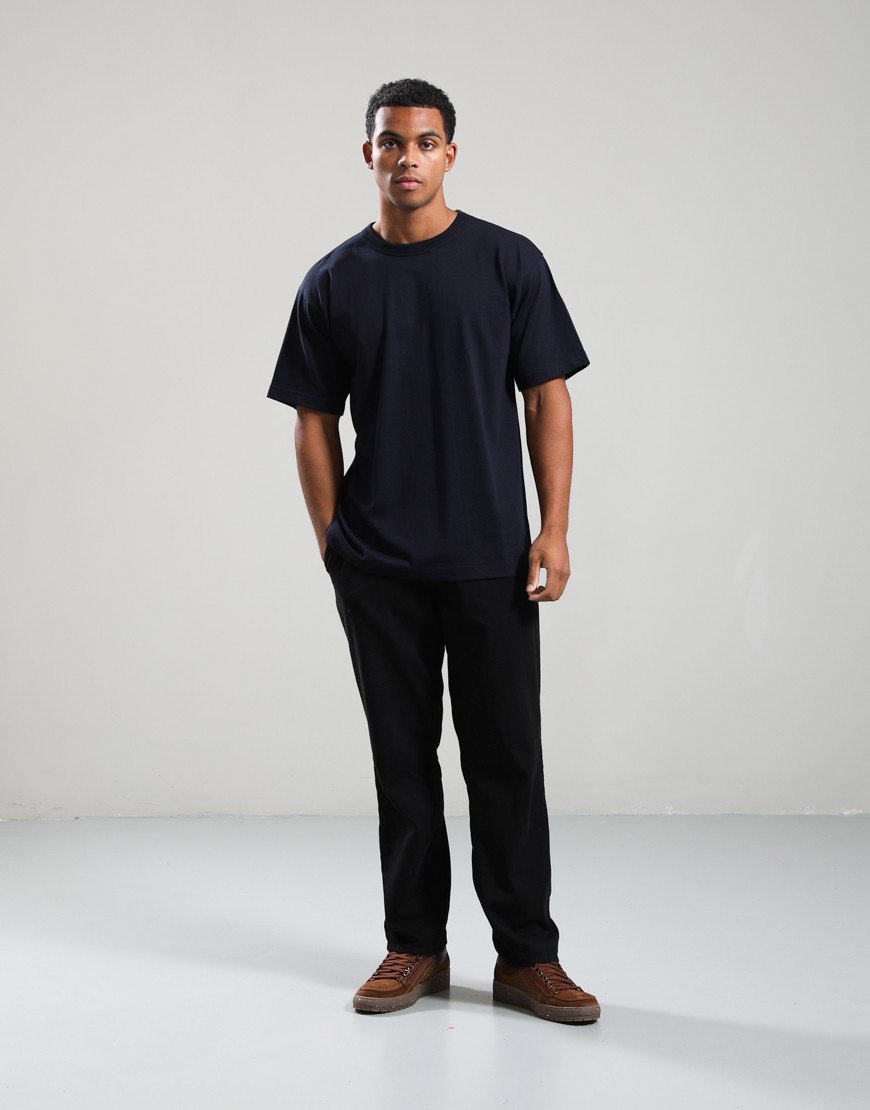 Norse Projects Snekkersten Orgnic Arch Print T-Shirt Dark Navy