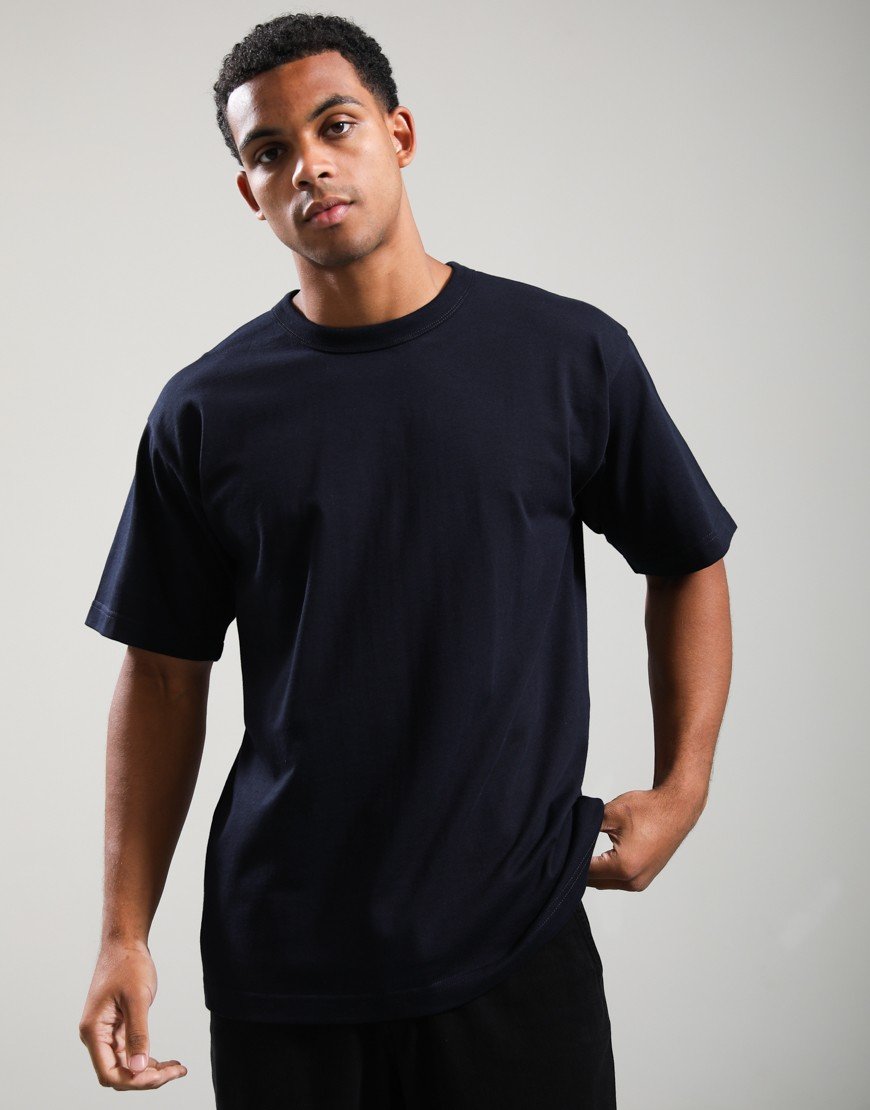 Norse Projects Snekkersten Orgnic Arch Print T-Shirt Dark Navy