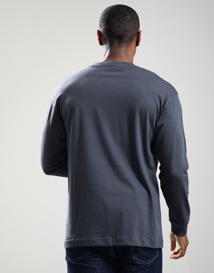 Norse Projects Standard Heavy Loose Fit Long Sleeve T-Shirt Graphite