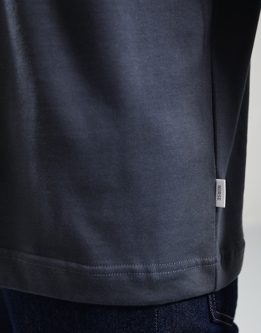 Norse Projects Standard Heavy Loose Fit Long Sleeve T-Shirt Graphite