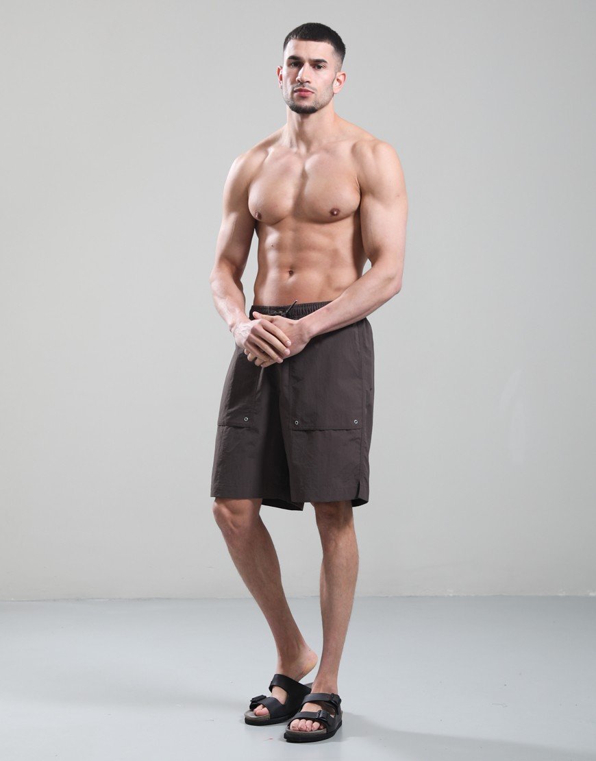 Norse Projects Sund Relaxed Recycled Nylon Swim Shorts Shale
