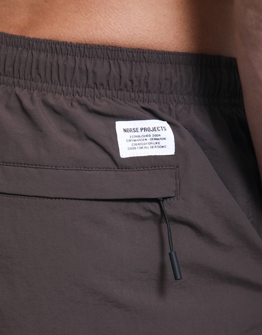 Norse Projects Sund Relaxed Recycled Nylon Swim Shorts Shale