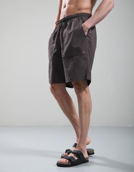 Norse Projects Sund Relaxed Recycled Nylon Swim Shorts Shale