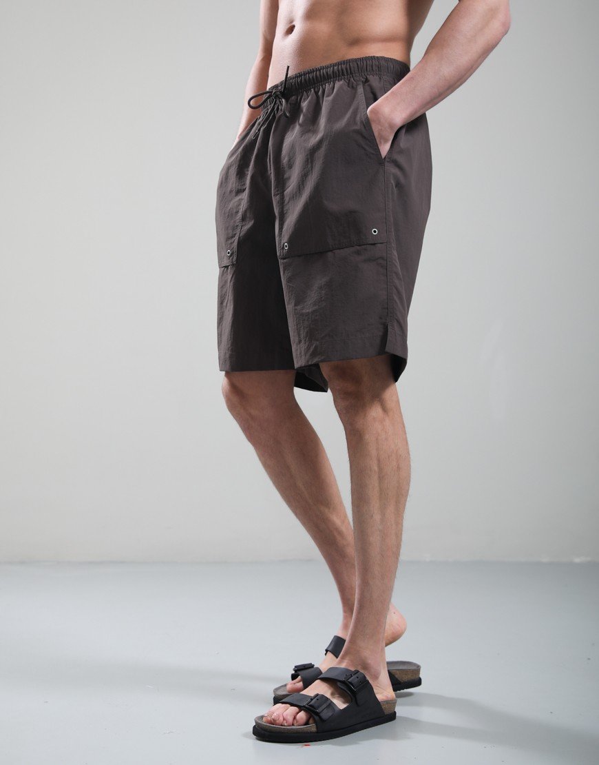 Norse Projects Sund Relaxed Recycled Nylon Swim Shorts Shale