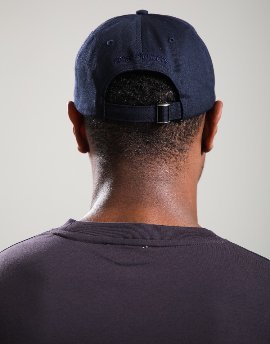 Norse Projects Twill Sports Cap Dark Navy