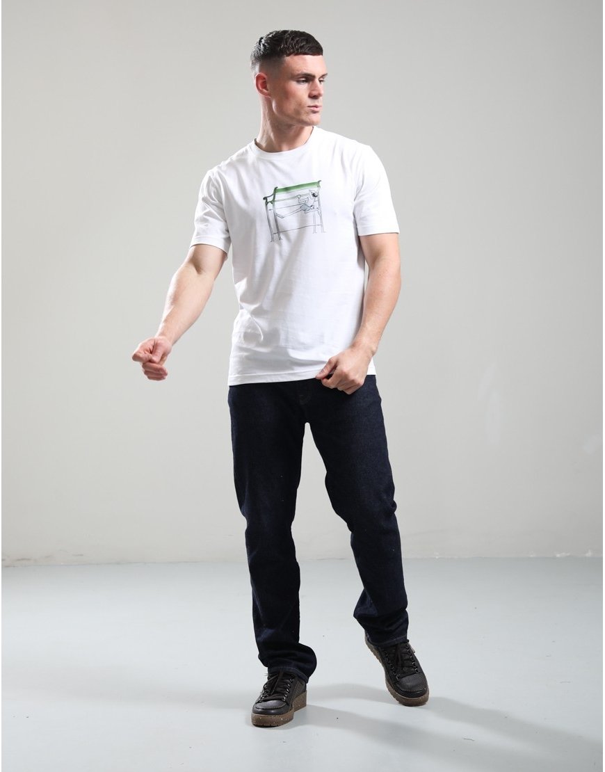 Norse x Daniel Frost Benchmark Print T-shirt White