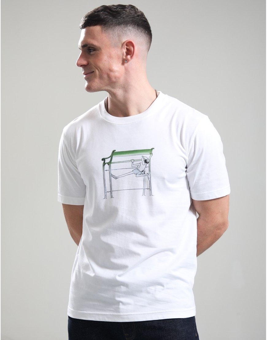 Norse x Daniel Frost Benchmark Print T-shirt White