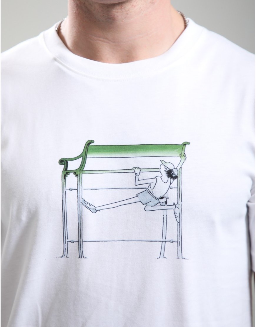 Norse x Daniel Frost Benchmark Print T-shirt White