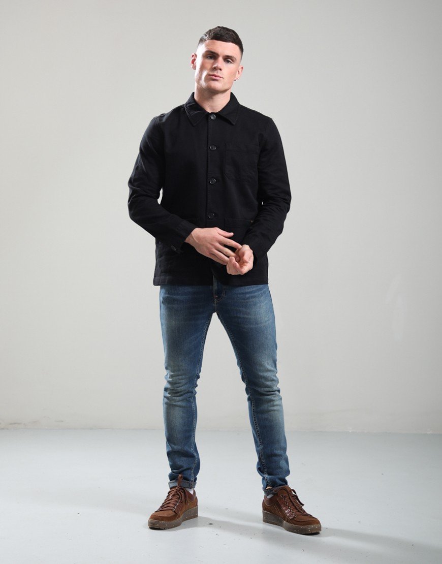 Nudie Jeans Co. Barney Worker Jacket Black