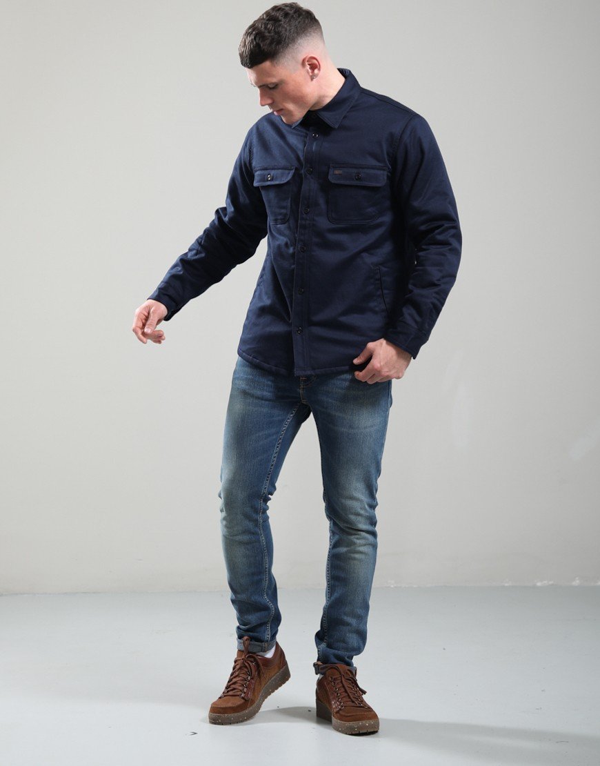 Nudie Jeans Co. Glenn Padded Shirt Navy