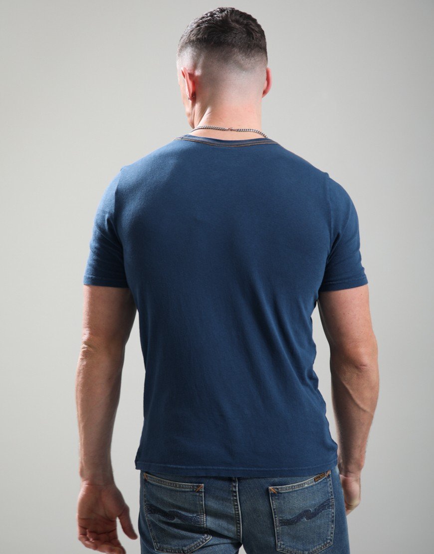 Nudie Jeans Co. Ricky Pocket T-Shirt Washed Blue