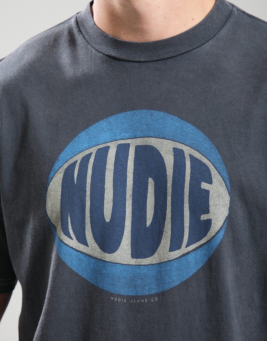 Nudie Jeans Co. Koffe Nudie T-Shirt Anthracite
